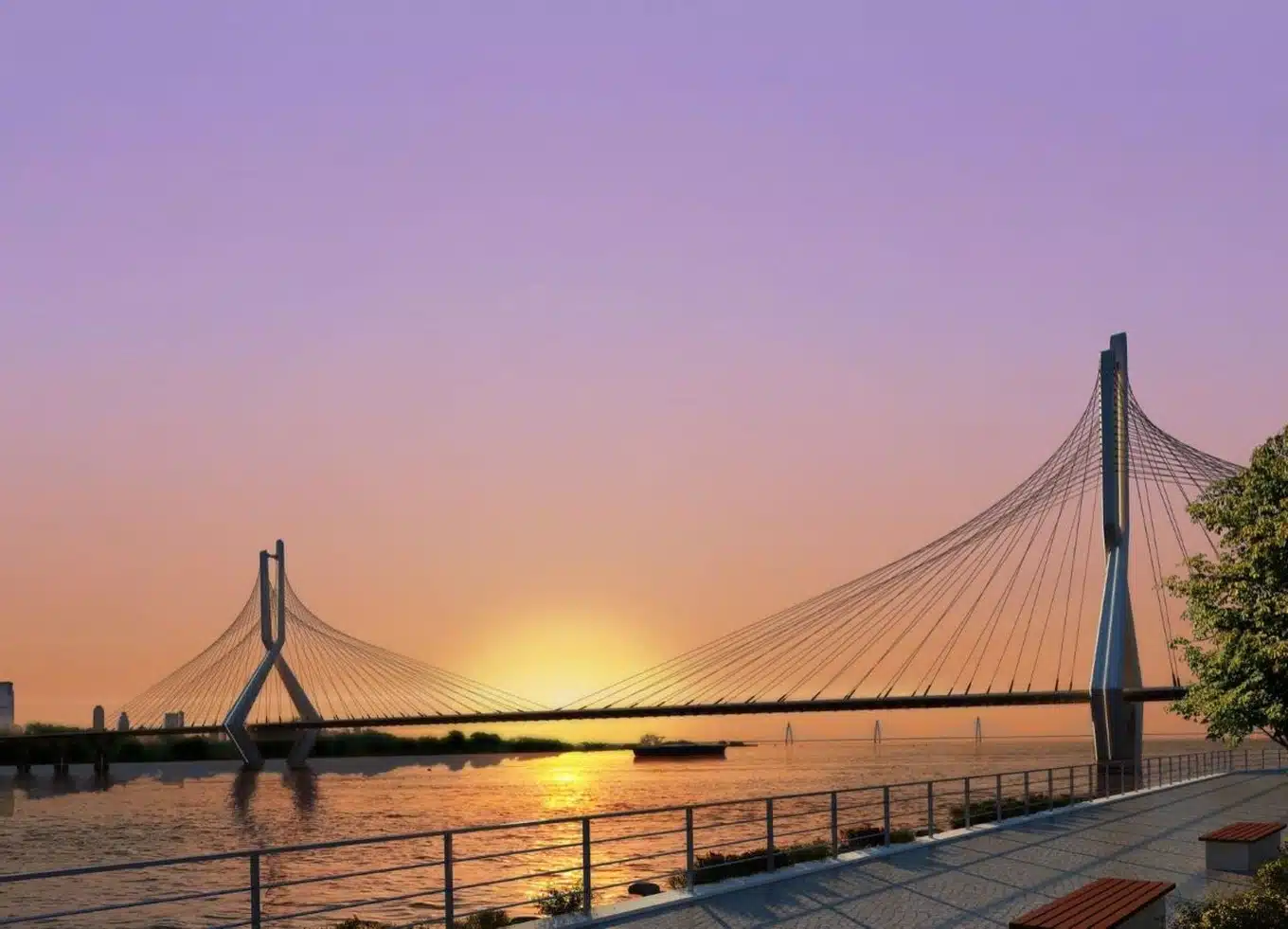 Cầu Tứ Liên kết nối Đông Anh với nội đô lịch sử là một trong những dự án hạ tầng trọng điểm của Hà Nội, dự kiến được khởi công ngay trong năm 2024.