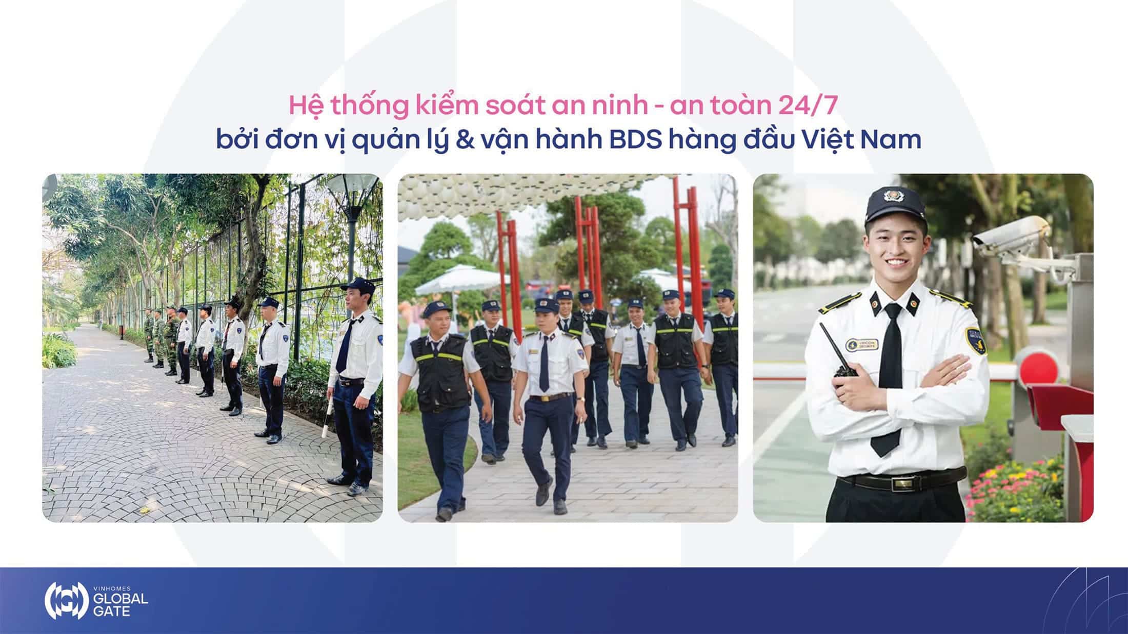 Hệ thống kiểm soát an ninh, an toàn 24/7. Hệ thống kiểm soát an ninh, an toàn 24/7.