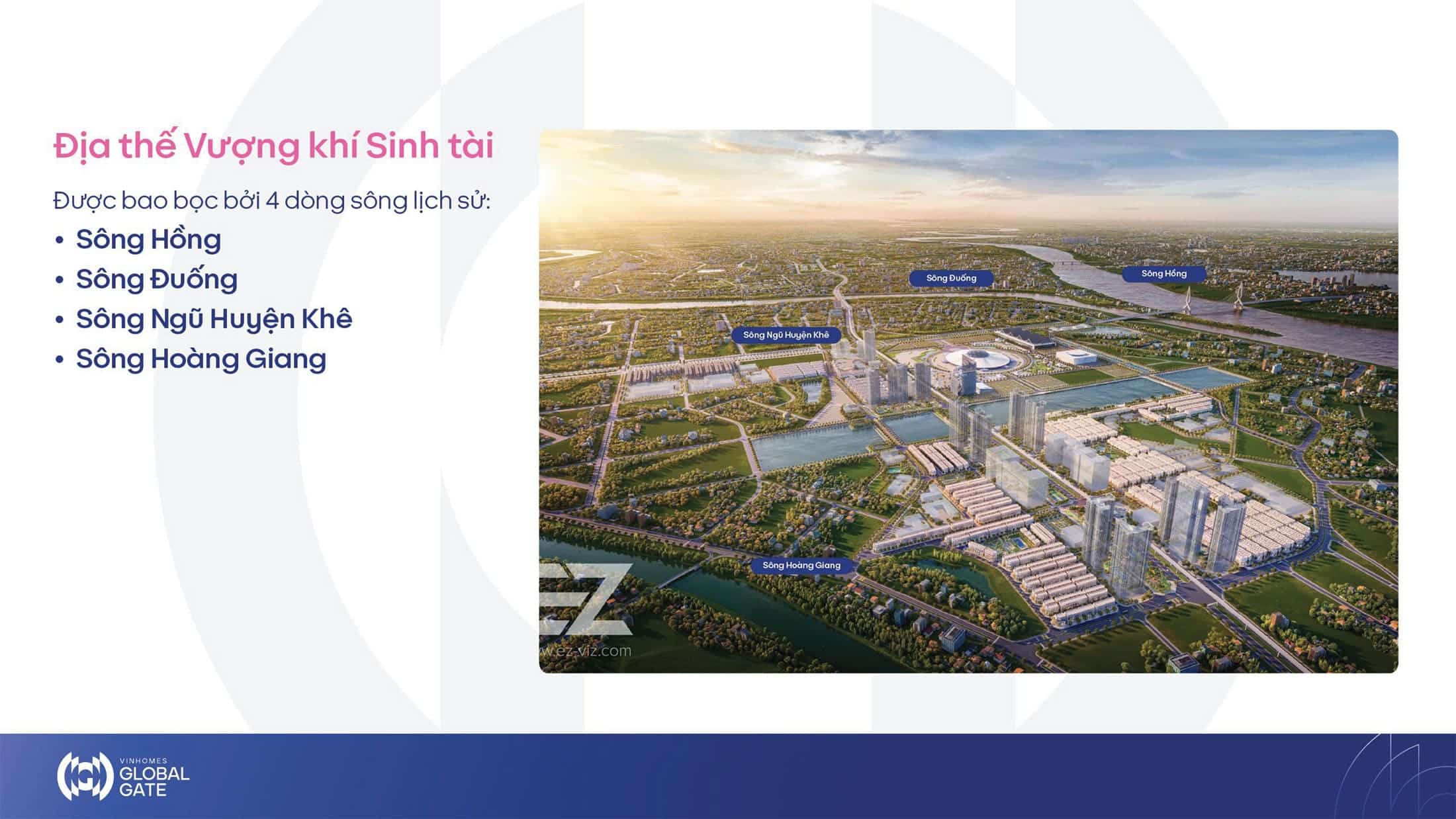Với vị trí đắc địa Vinhomes Global Gate được bao bọc bởi 4 dòng sông trù phú. Với vị trí đắc địa Vinhomes The Gallery được bao bọc bởi 4 dòng sông trù phú.